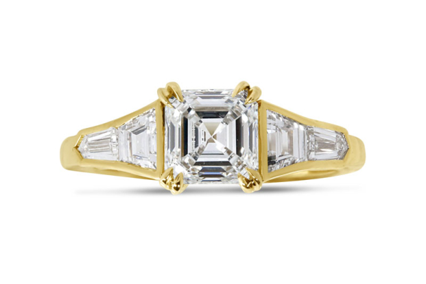 Tapered Engagement Rings